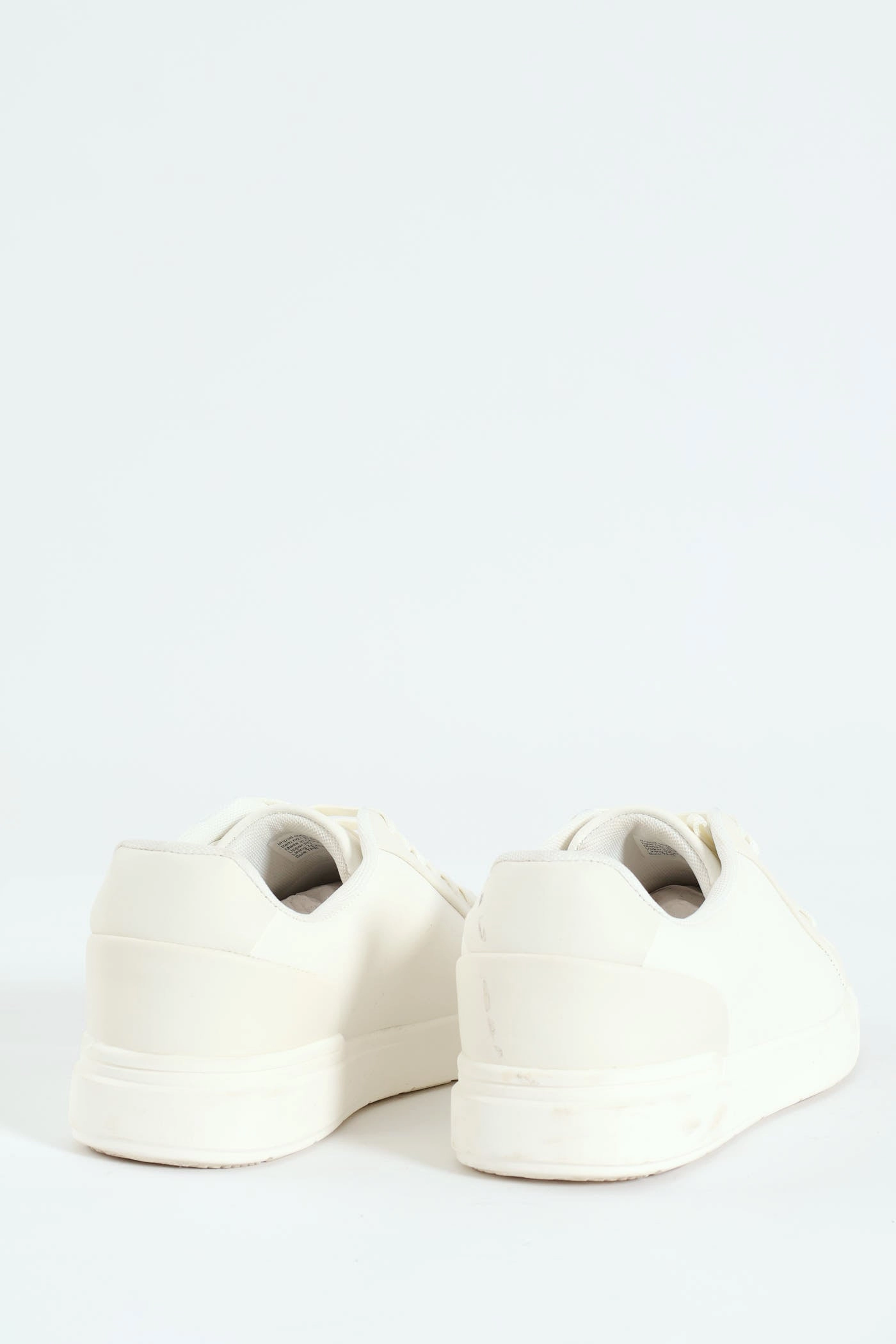 1-Up Plain Lace Up Sneaker - White