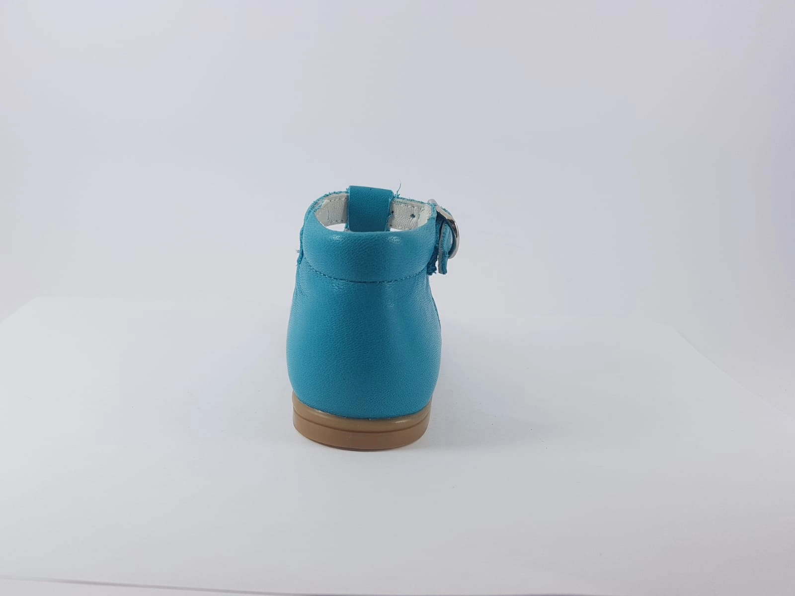  Beberlis Aqua Leather Baby T-Strap