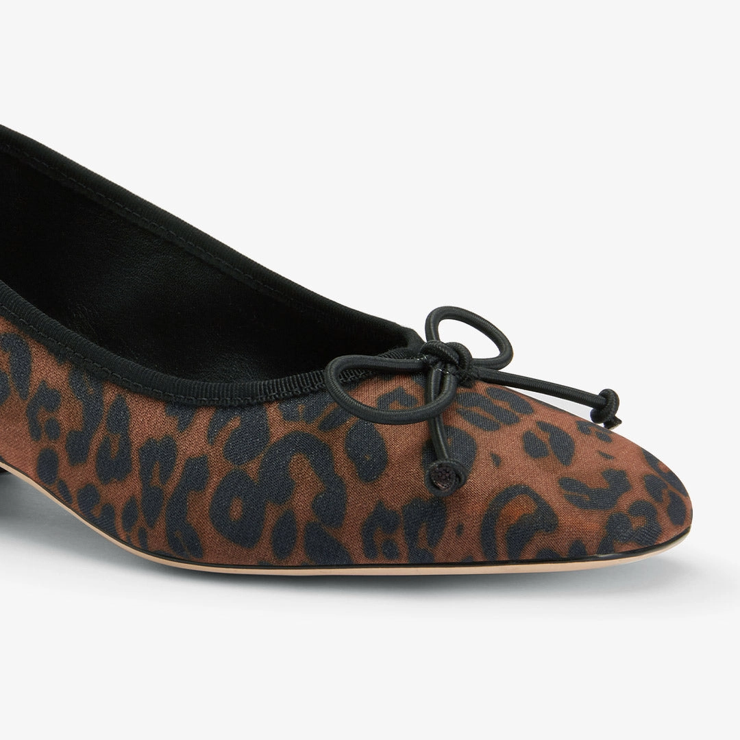 *Chiara - Leopard 3cm Ballet Pumps