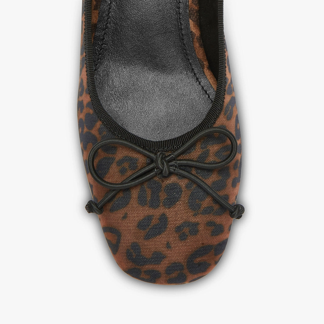 *Chiara - Leopard 3cm Ballet Pumps