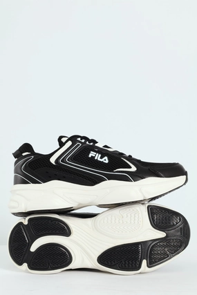 Arturo Lace Up Trainer - Black/White