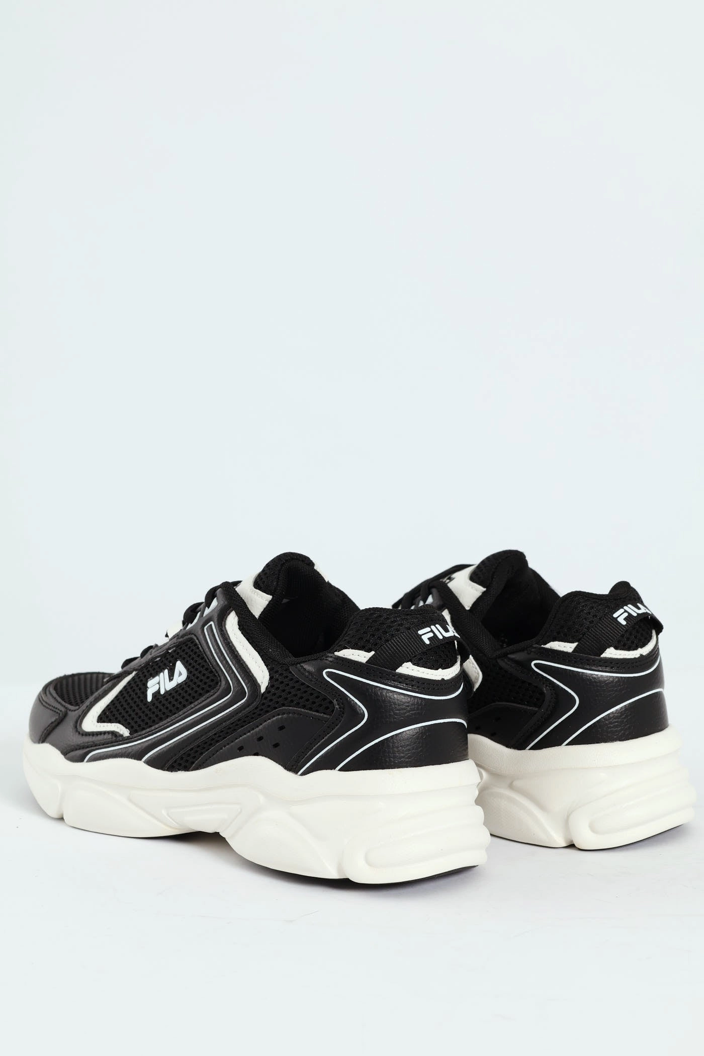 Arturo Lace Up Trainer - Black/White