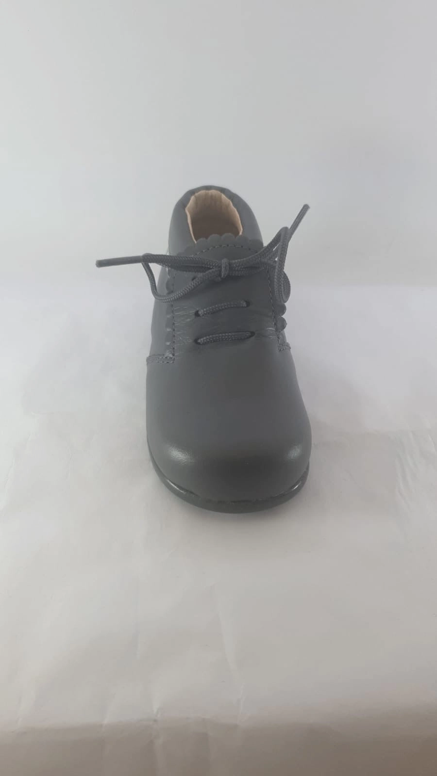 Baby Soft Narrow Smoke Leather Grey Booties