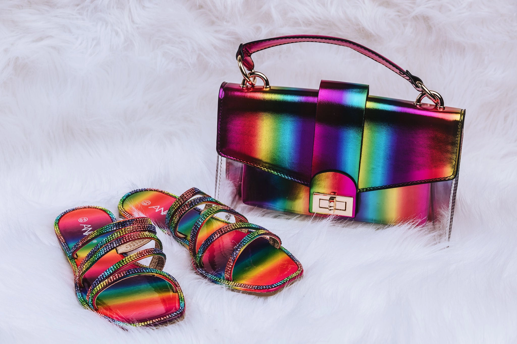 Bailey  Sandals- Rainbow