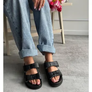 BE MY GUEST LEATHER - BLACK