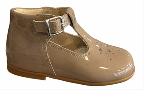 Beberlis Baby Castoro Patent T-Strap shoes