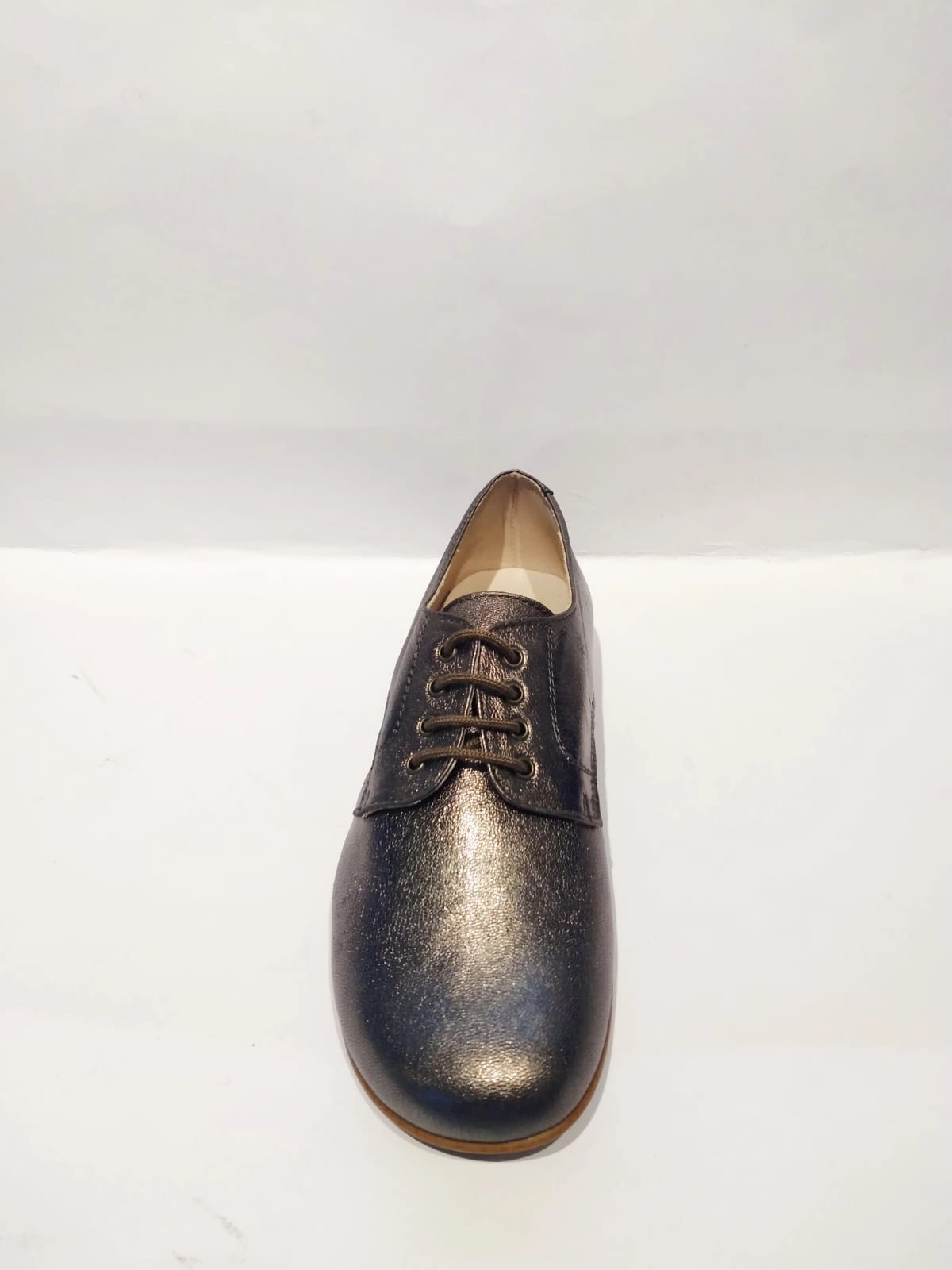 Beberlis Eclat Alquitran Leather Oxford Dress Shoes