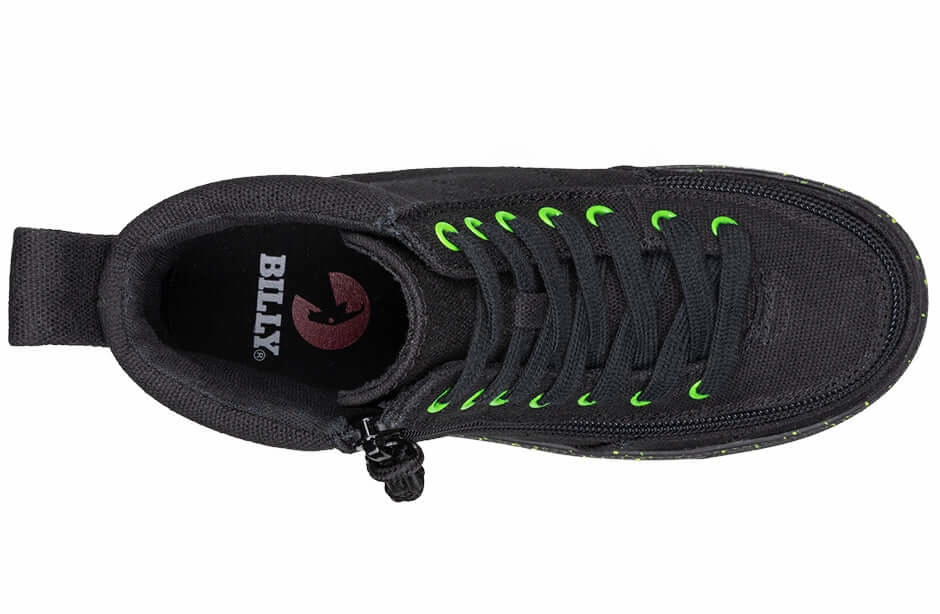 Billy Black/Green Speckle BILLY Classic Lace High Tops