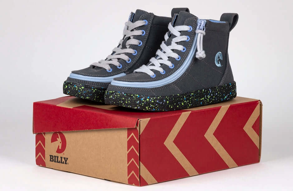 Billy Charcoal/Blue Speckle BILLY Classic Lace High Tops