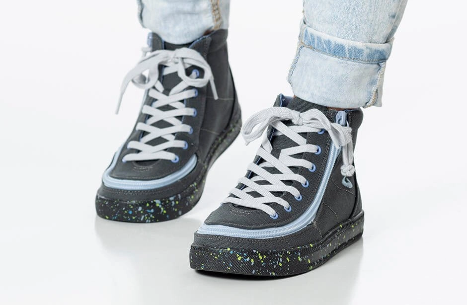 Billy Charcoal/Blue Speckle BILLY Classic Lace High Tops