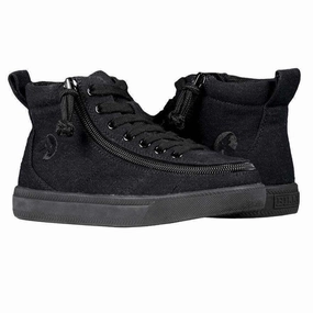 Billy Classic Kids Black High Top Adaptive Sneaker (EasyOn)