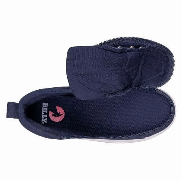 Billy CS Sneaker Kids Navy High Top Adaptive Sneaker (EasyOn)