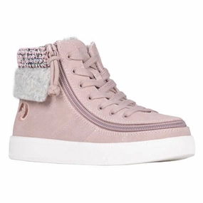 Billy Cuff II Kids Blush High Top Adaptive Sneaker (EasyOn)