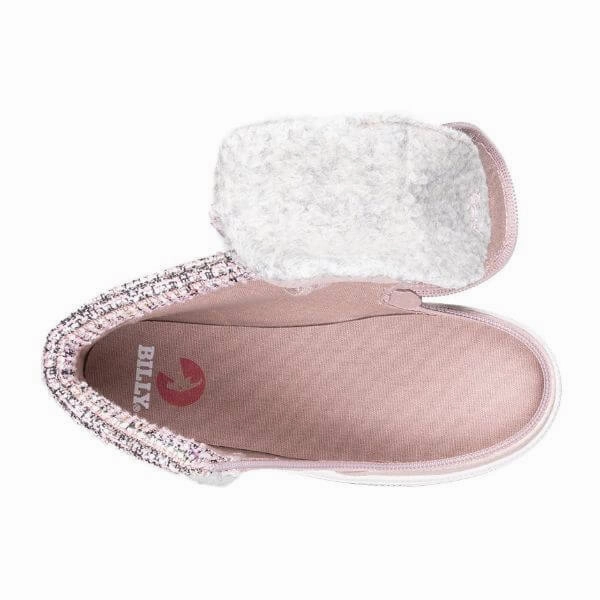 Billy Cuff II Kids Blush High Top Adaptive Sneaker (EasyOn)