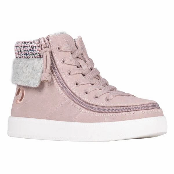 Billy Cuff II Kids Blush High Top Adaptive Sneaker (EasyOn)