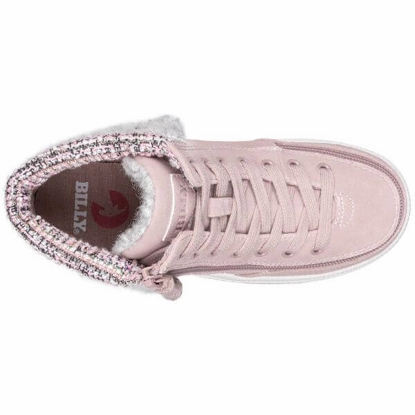 Billy Cuff II Kids Blush High Top Adaptive Sneaker (EasyOn)