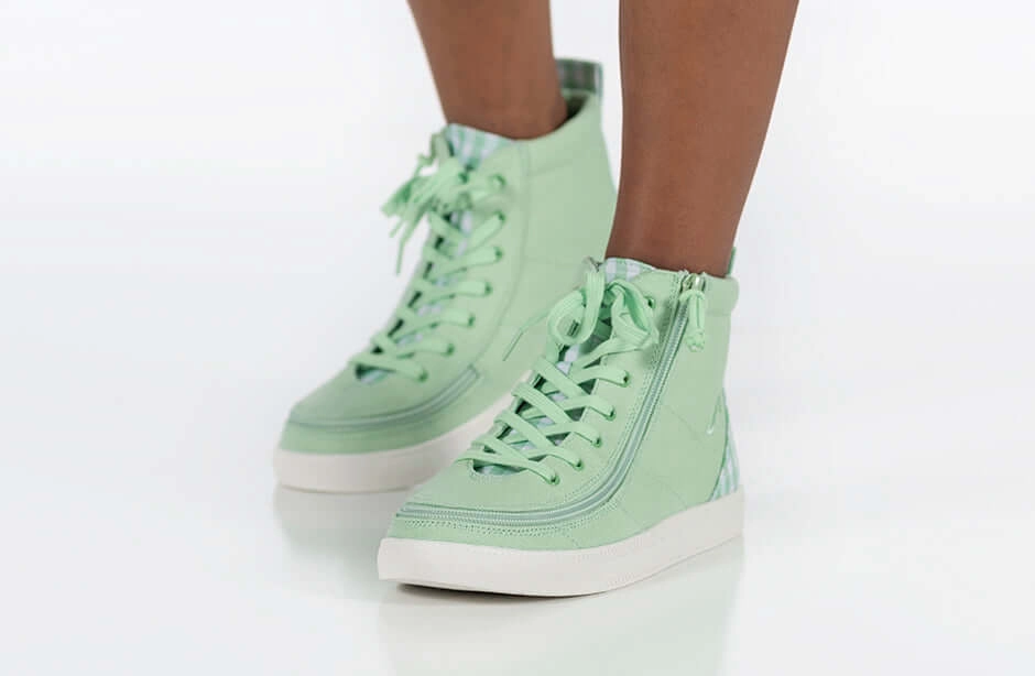 Billy Green Gingham BILLY Classic Lace High Tops