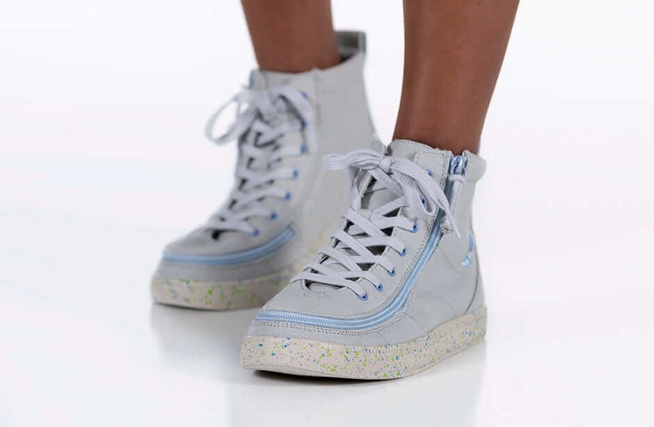 Billy Grey/Blue Speckle BILLY Classic Lace High Tops