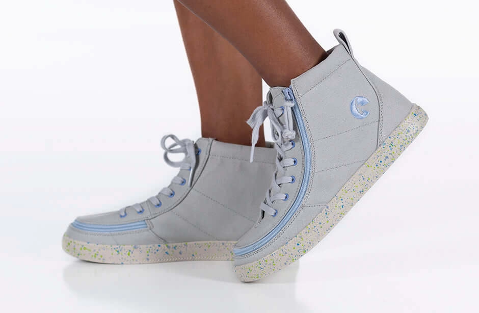 Billy Grey/Blue Speckle BILLY Classic Lace High Tops