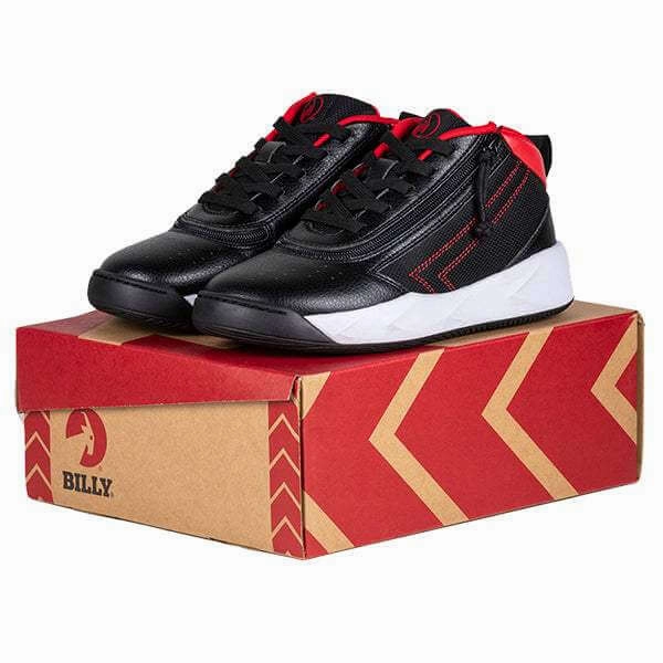 BILLY Kid's Sport Hoop High Top Adaptable Sneakers (Easy On)