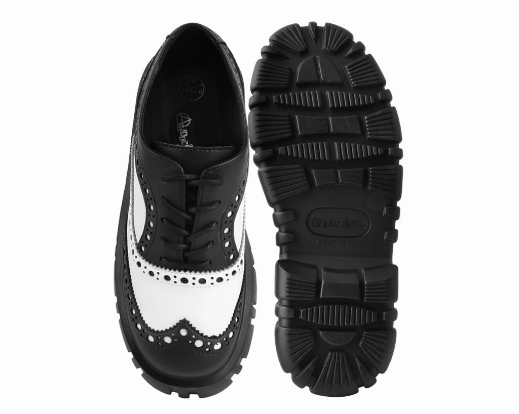 Black & White TUKskin Anarchic Airship Brogue