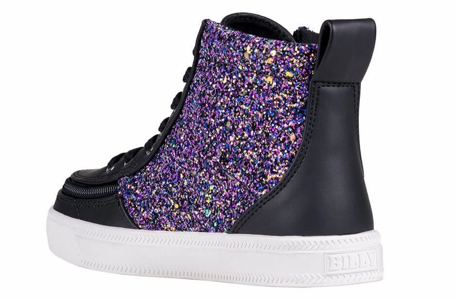 Black Fuchsia Glitz BILLY Classic Lace High Tops