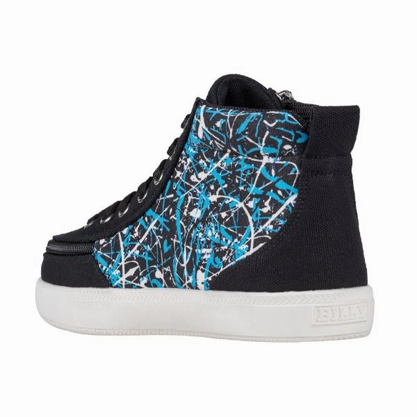Black Graffiti BILLY Classic D|R II High Tops CPMA-Certified AFO-Ready Shoe