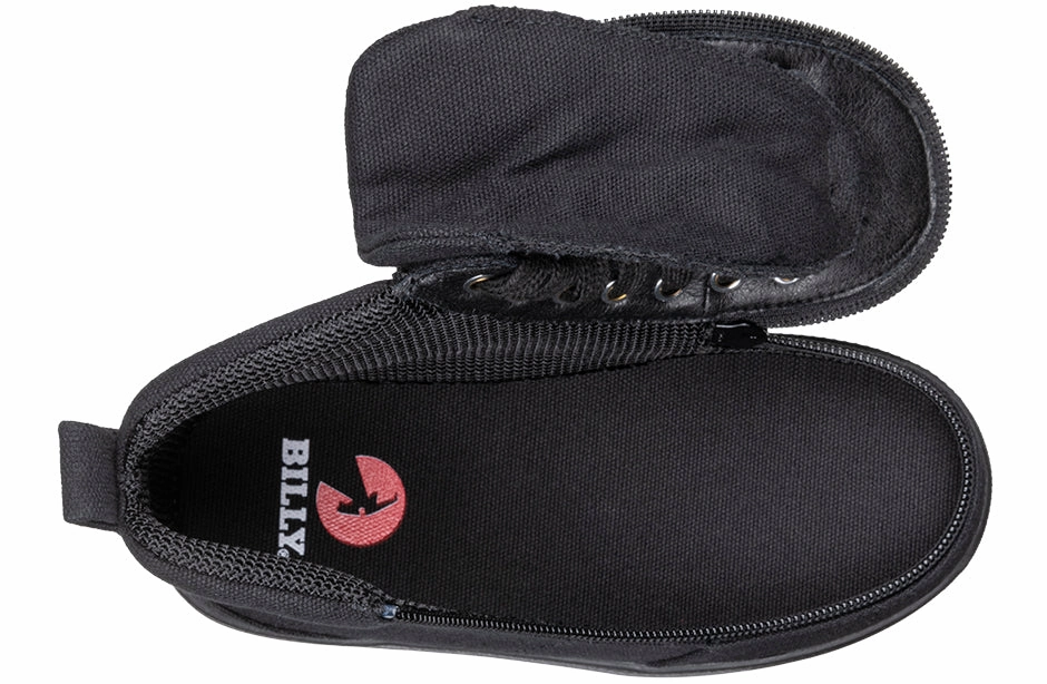 Black to the Floor BILLY Classic D|R II High Tops CPMA-Certified AFO-Ready