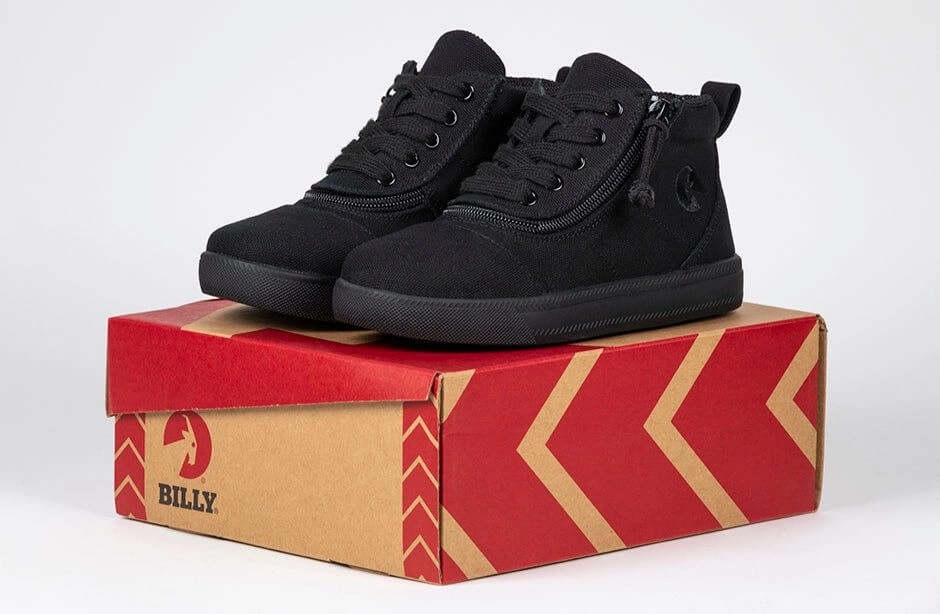 Black to the Floor BILLY D|R Short Wrap High Tops