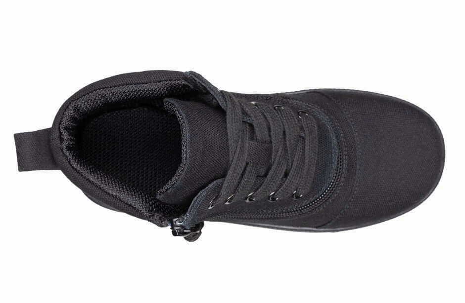 Black to the Floor BILLY D|R Short Wrap High Tops