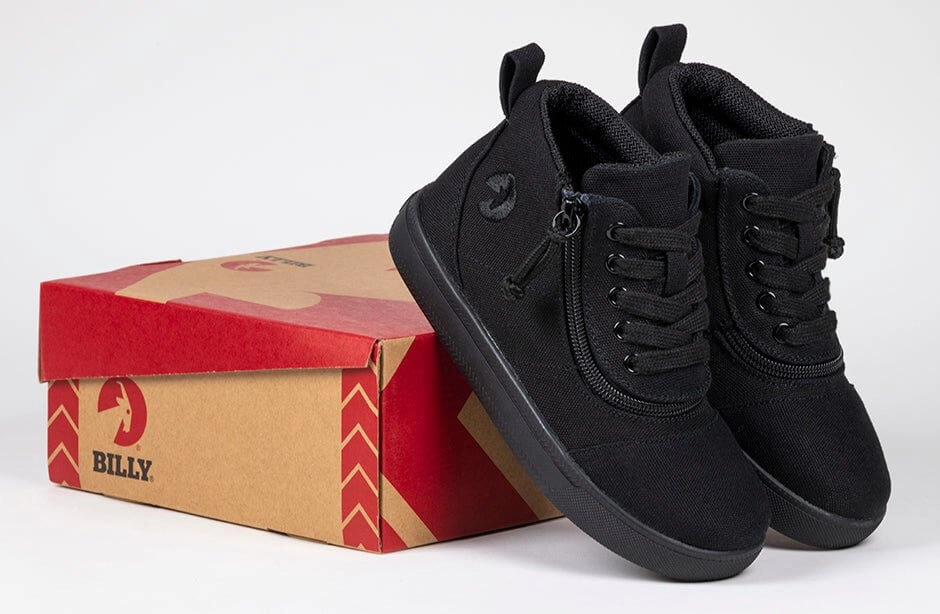 Black to the Floor BILLY D|R Short Wrap High Tops