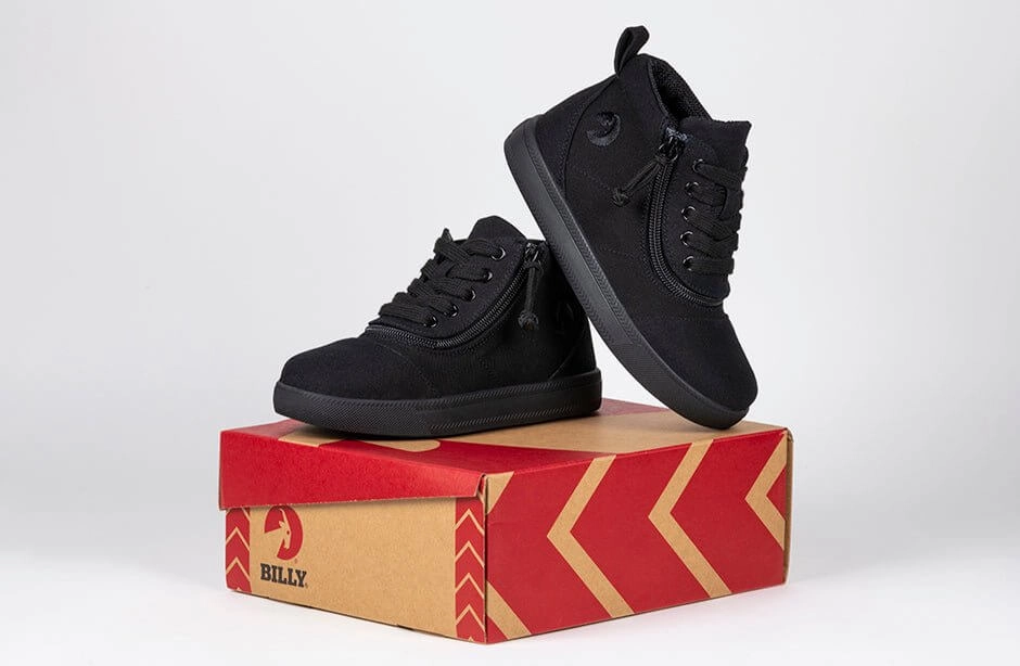 Black to the Floor BILLY D|R Short Wrap High Tops