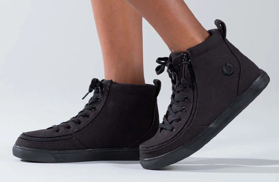 Black to the Floor Canvas BILLY Classic Lace High Tops
