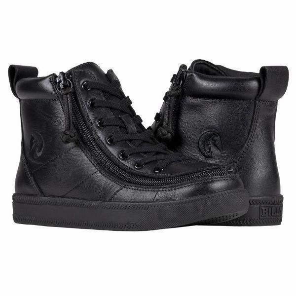 Black to the Floor Leather Uniform, Dress, Graduation or Casual BILLY Classic Lace Highs