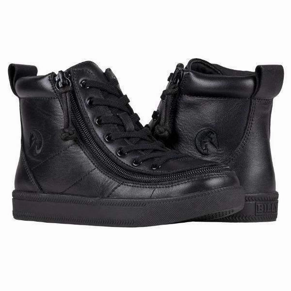 Black to the Floor Leather Uniform, Dress, Graduation or Casual BILLY Classic Lace Highs