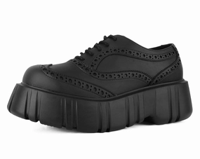 Black TUKskin Anarchic Airship Brogue