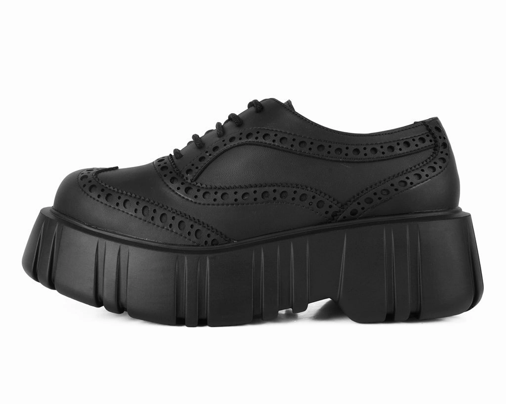 Black TUKskin Anarchic Airship Brogue