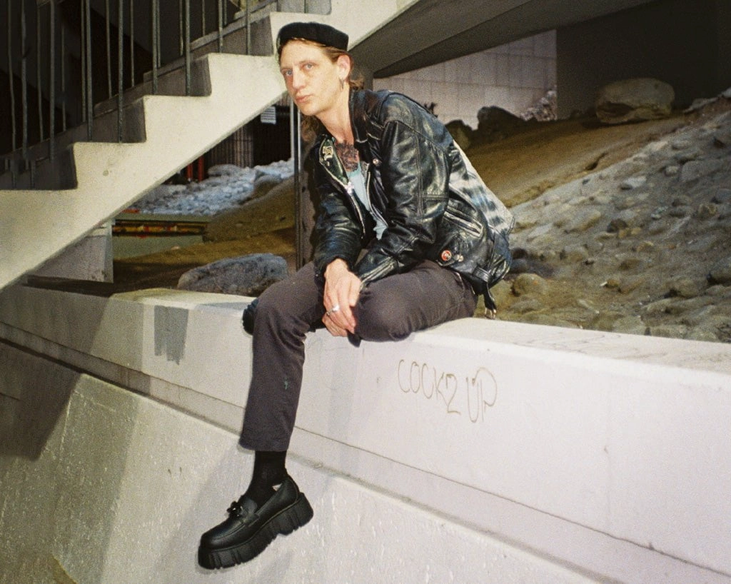 Black TUKskin Anarchic Airship Chain Loafer