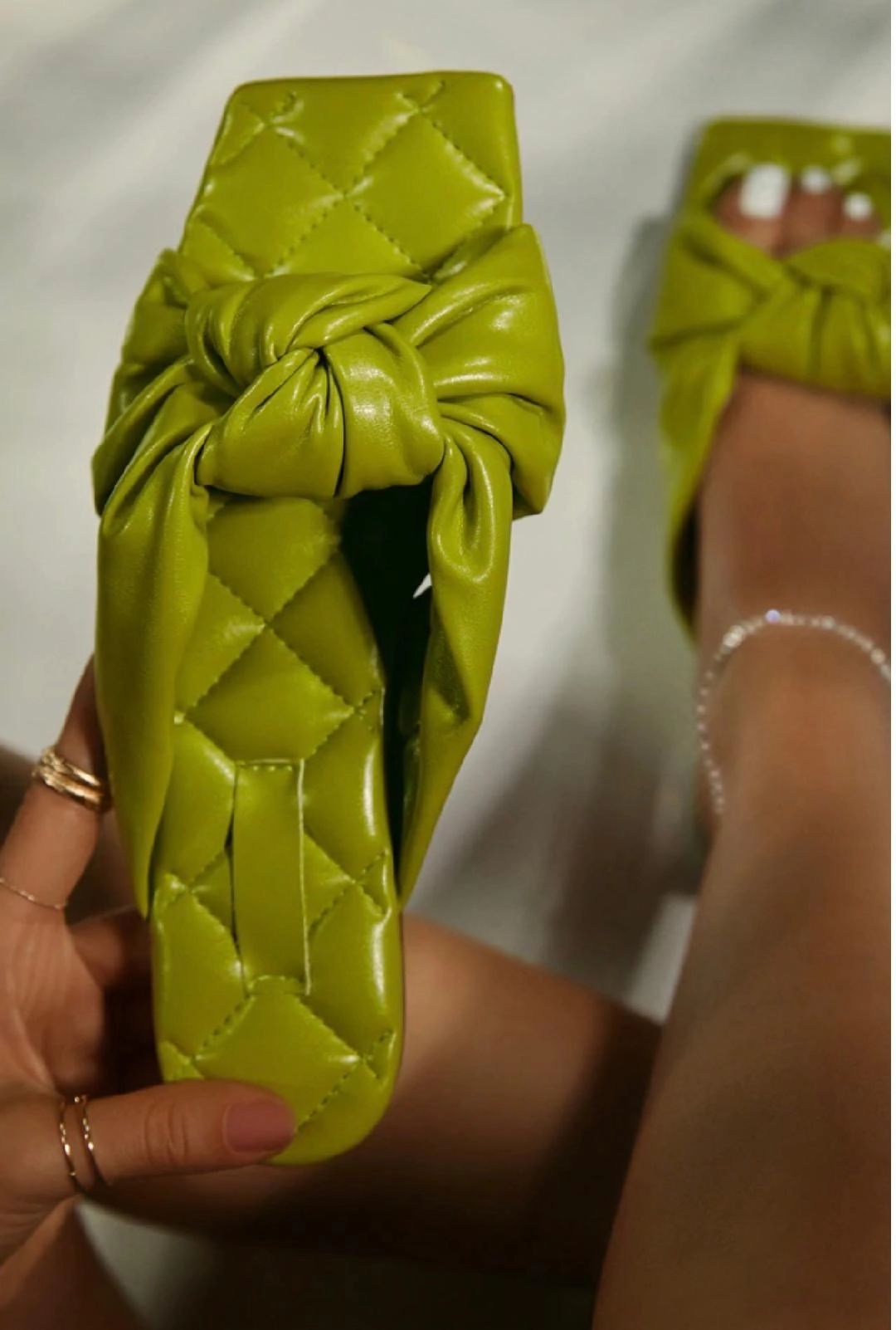 Blaire Sandals- Lime