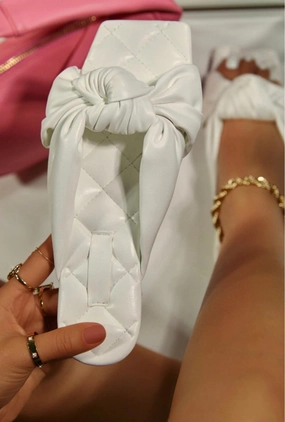 Blaire Sandals- White