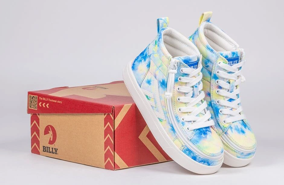 Blue Watercolor BILLY CS High Tops 2.0