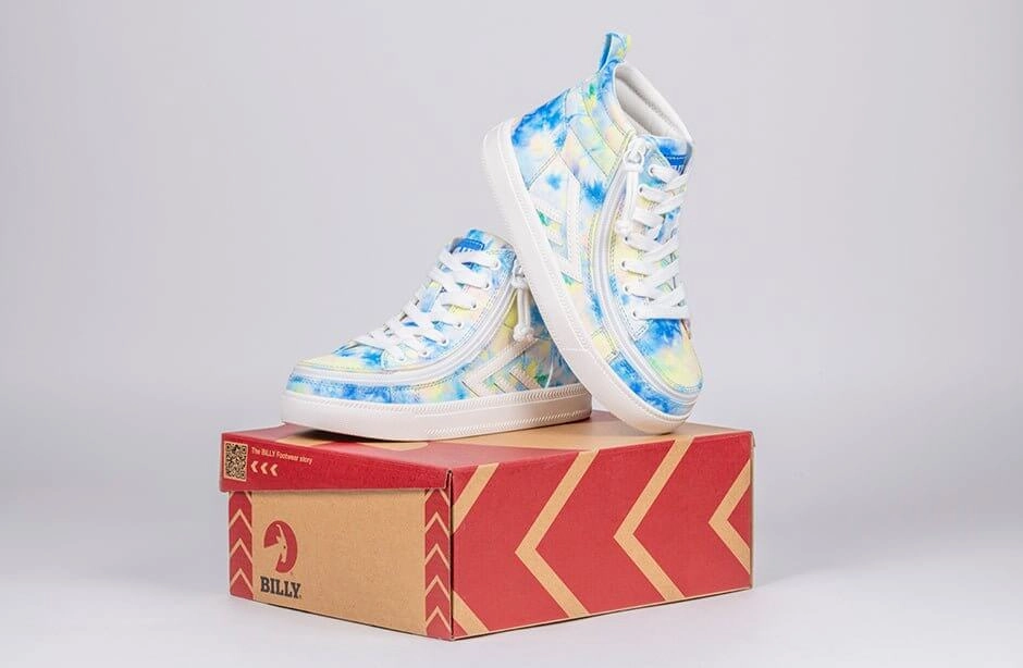 Blue Watercolor BILLY CS High Tops 2.0