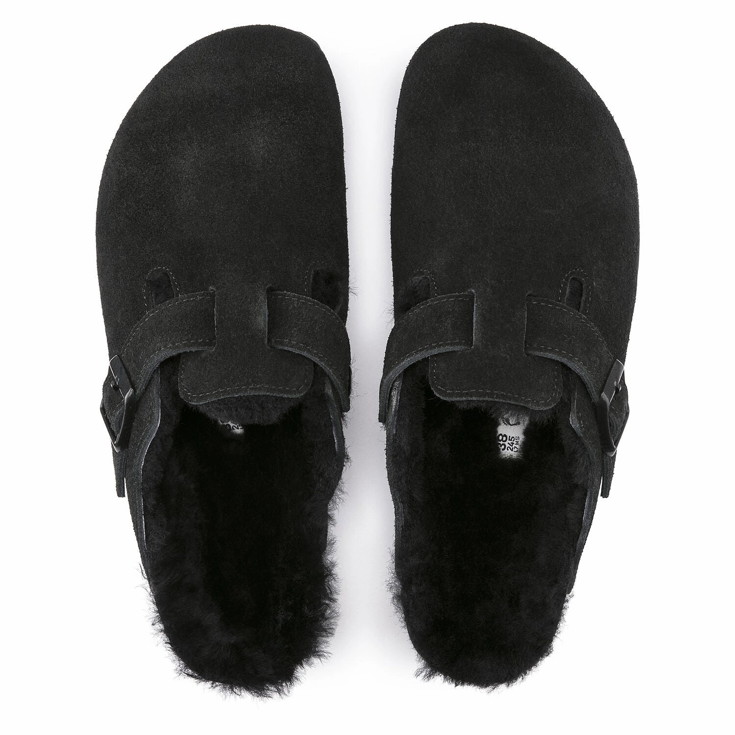 Boston - Black Shearling Suede||Boston - Sude Fourrure Noir on