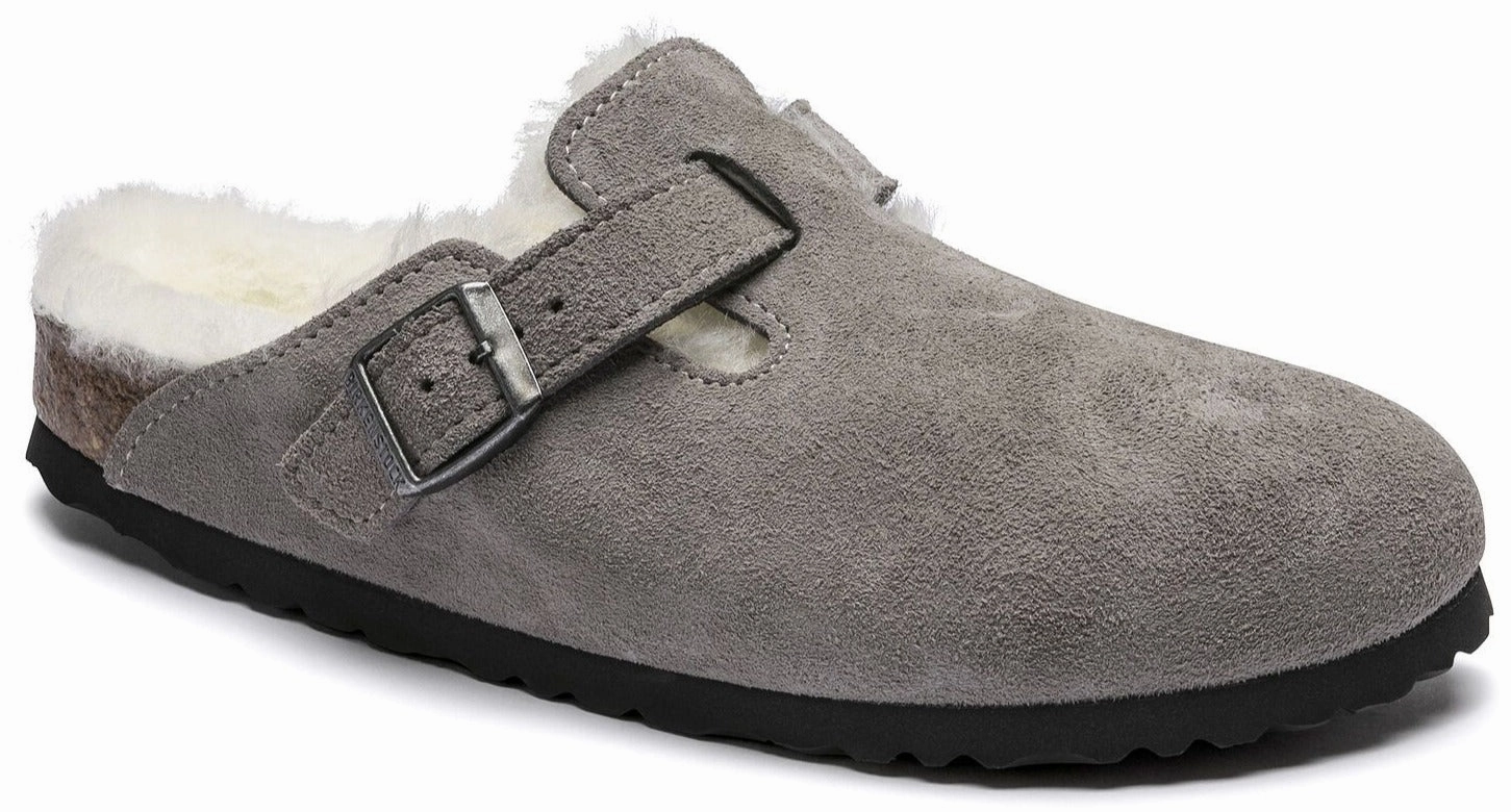 Boston - Stone Coin Shearling Suede||Boston - Sude Fourrure monnaie de pierre