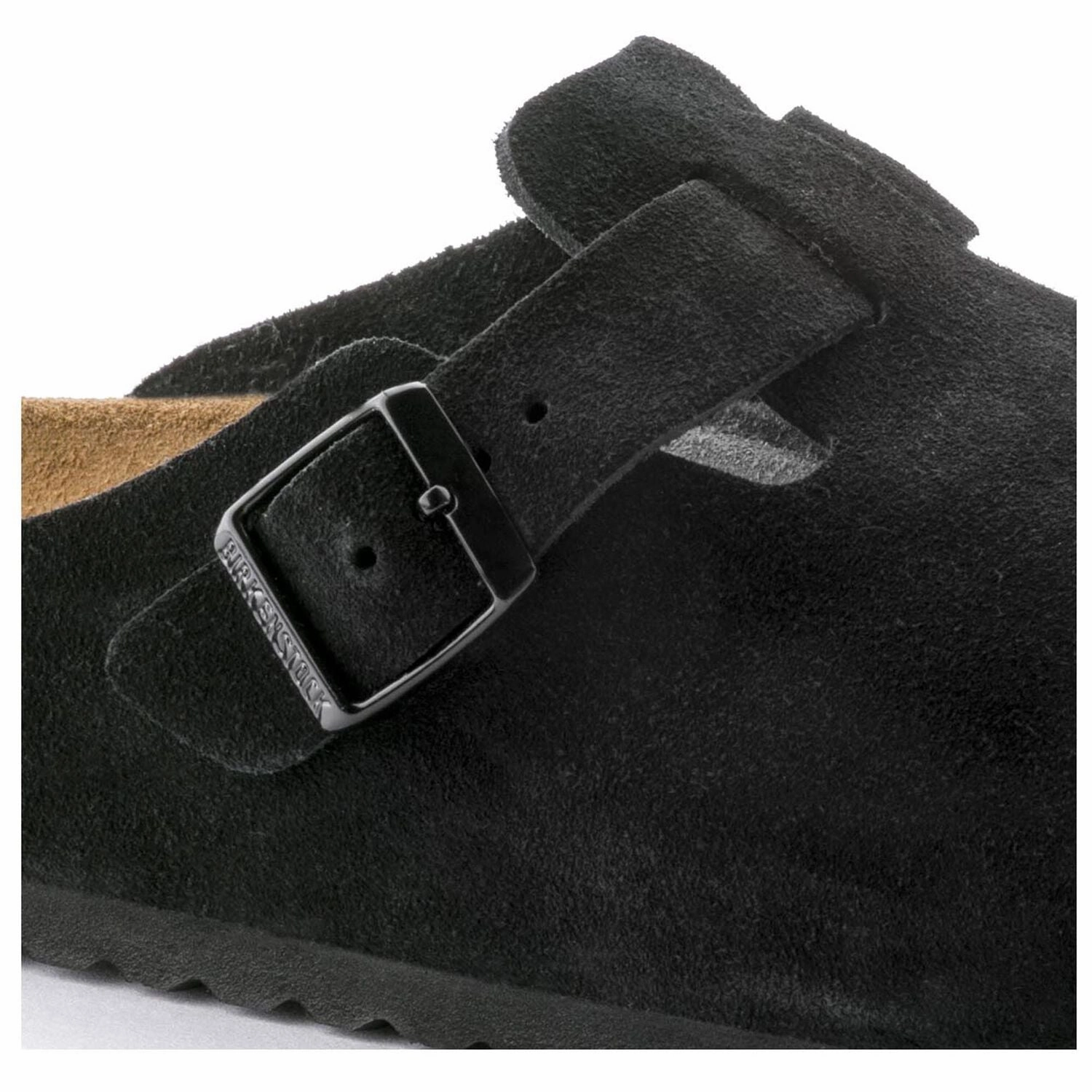 Boston Soft - Black Suede||Boston assise plantaire souple - Sude noir