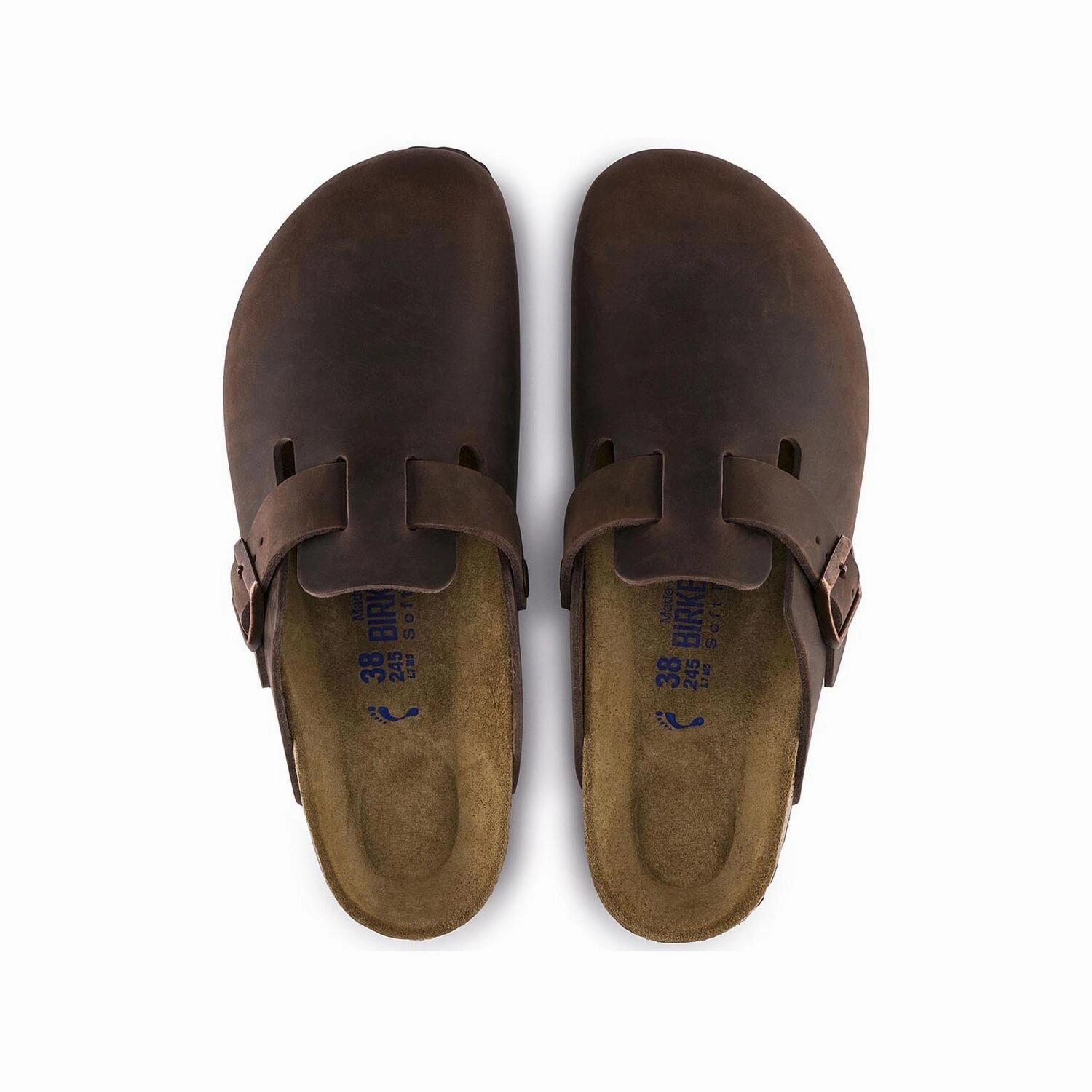 Boston Soft - Habana Oiled Leather||Boston assise plantaire souple - Cuir Huil habana