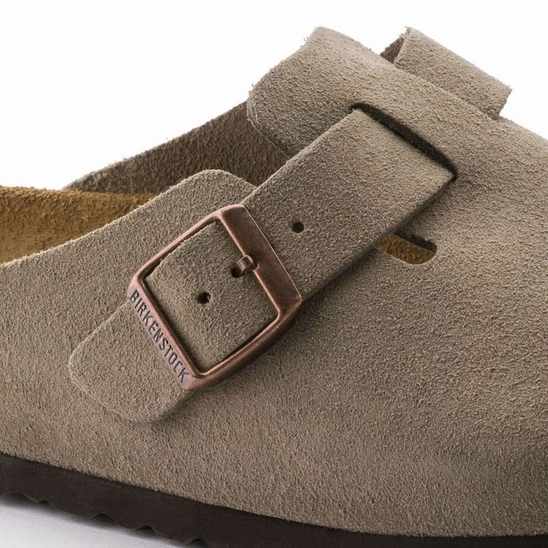 Boston Soft - Taupe Suede||Boston assise plantaire souple - Sude taupe
