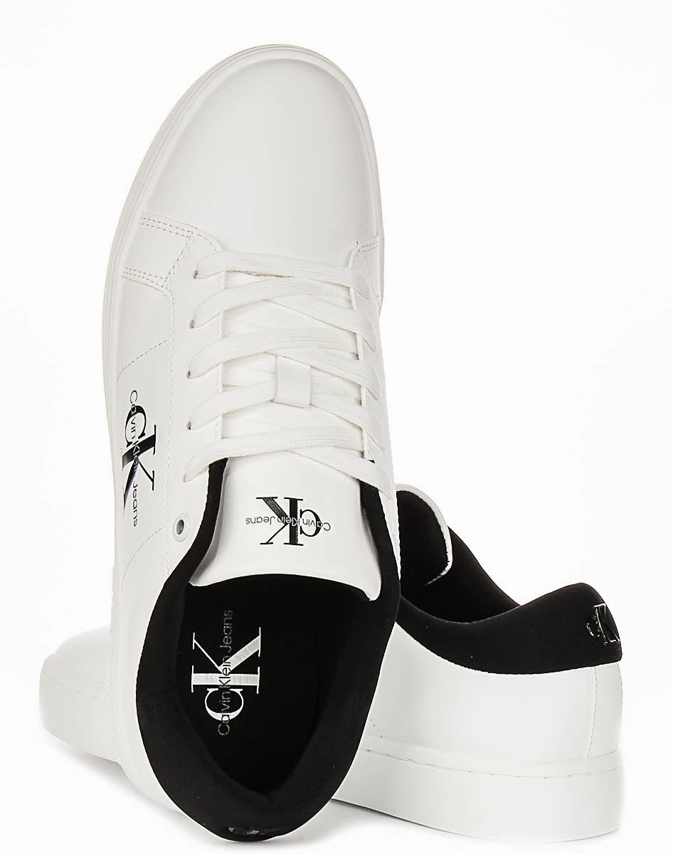 Calvin Klein Classic Cupsole In White Black