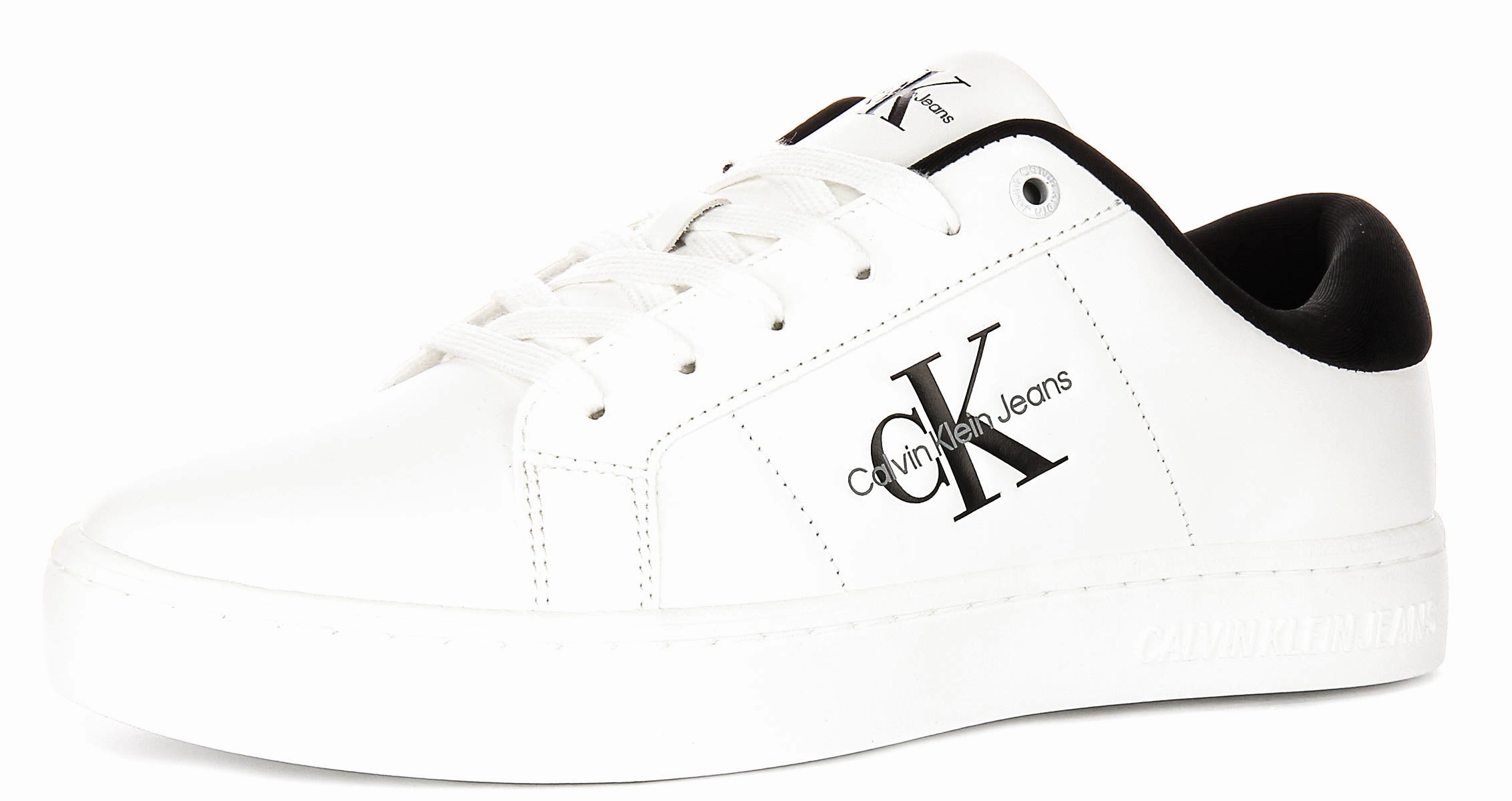 Calvin Klein Classic Cupsole In White Black