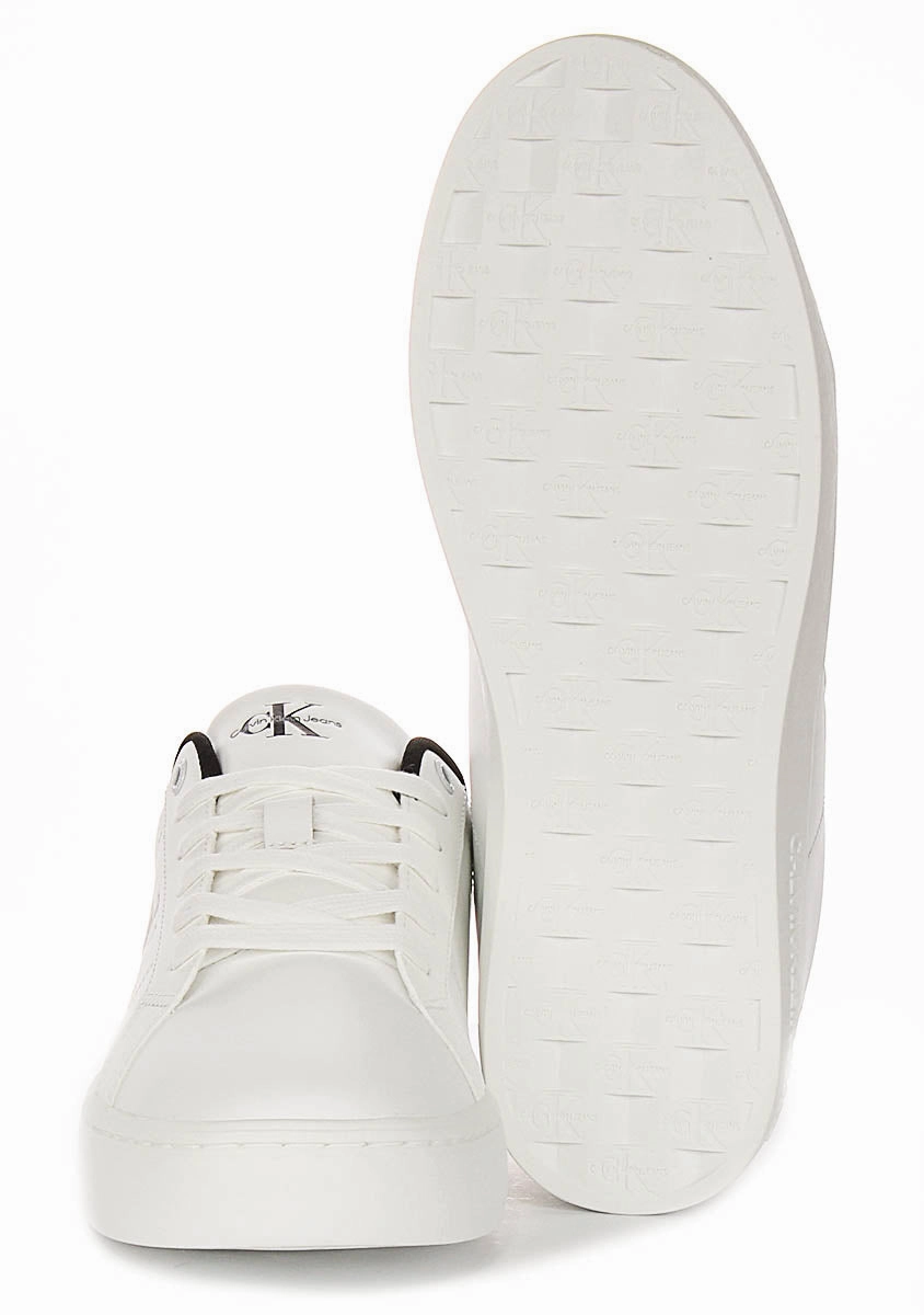 Calvin Klein Classic Cupsole In White Black